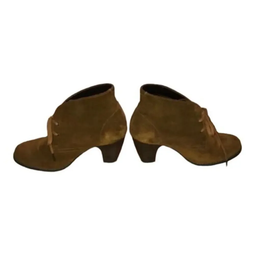 Indigo by Clarks Water Row Cognac Suede Lace Up Ankle Boots 85966 Mens 7.5 M